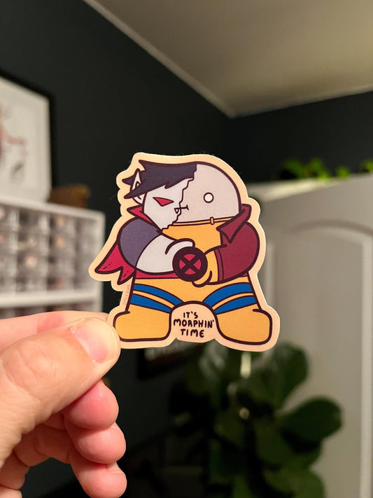 Morph - cute vinyl x-men sticker