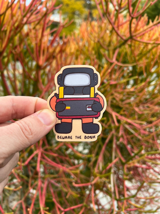 Lethal Company Ladder Crewmate - cute funny sticker