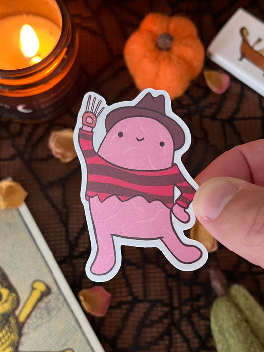 Freddy Krueger cute vinyl sticker