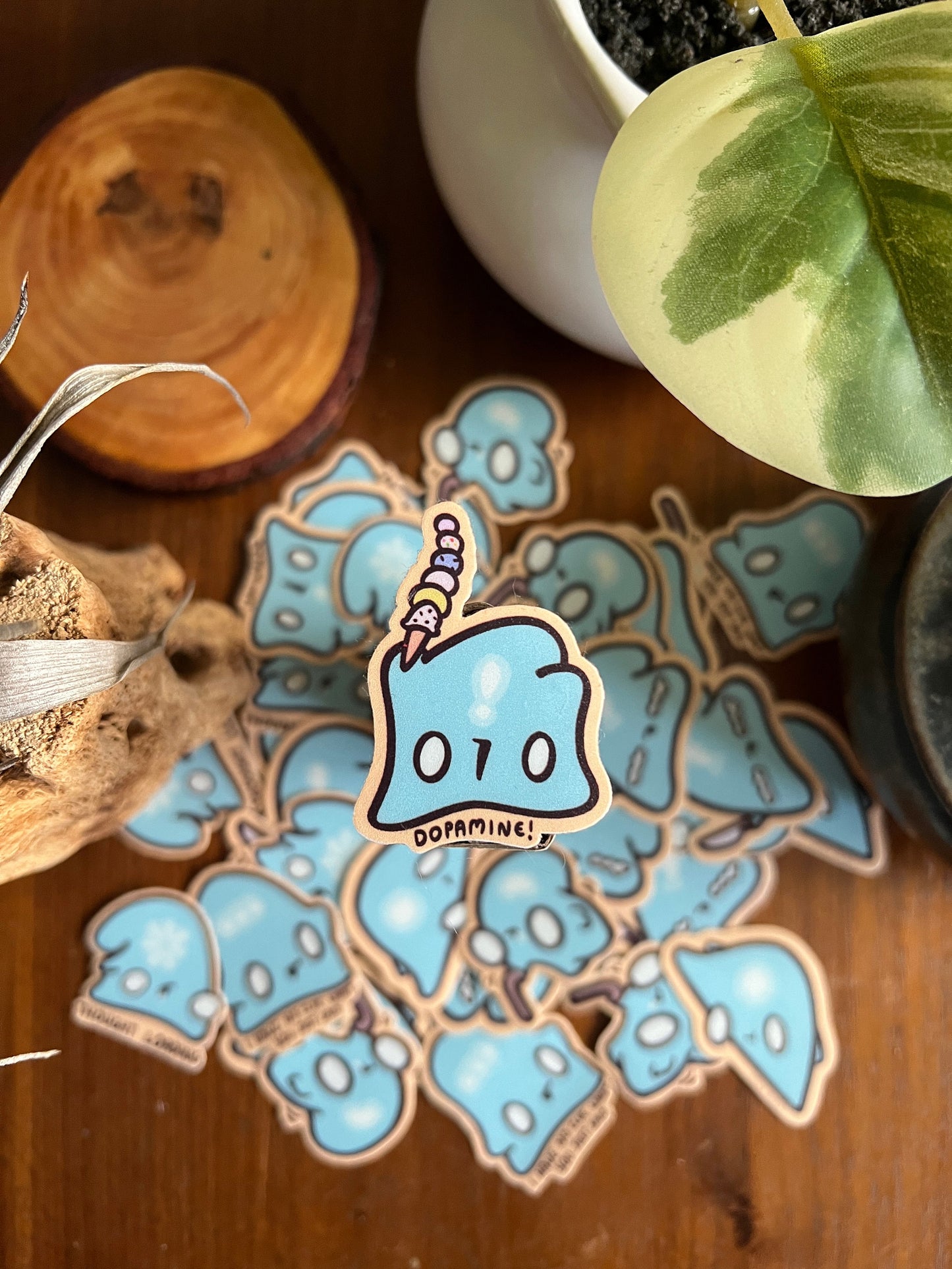 Last brain cell - Dopamine! - cute funny sticker