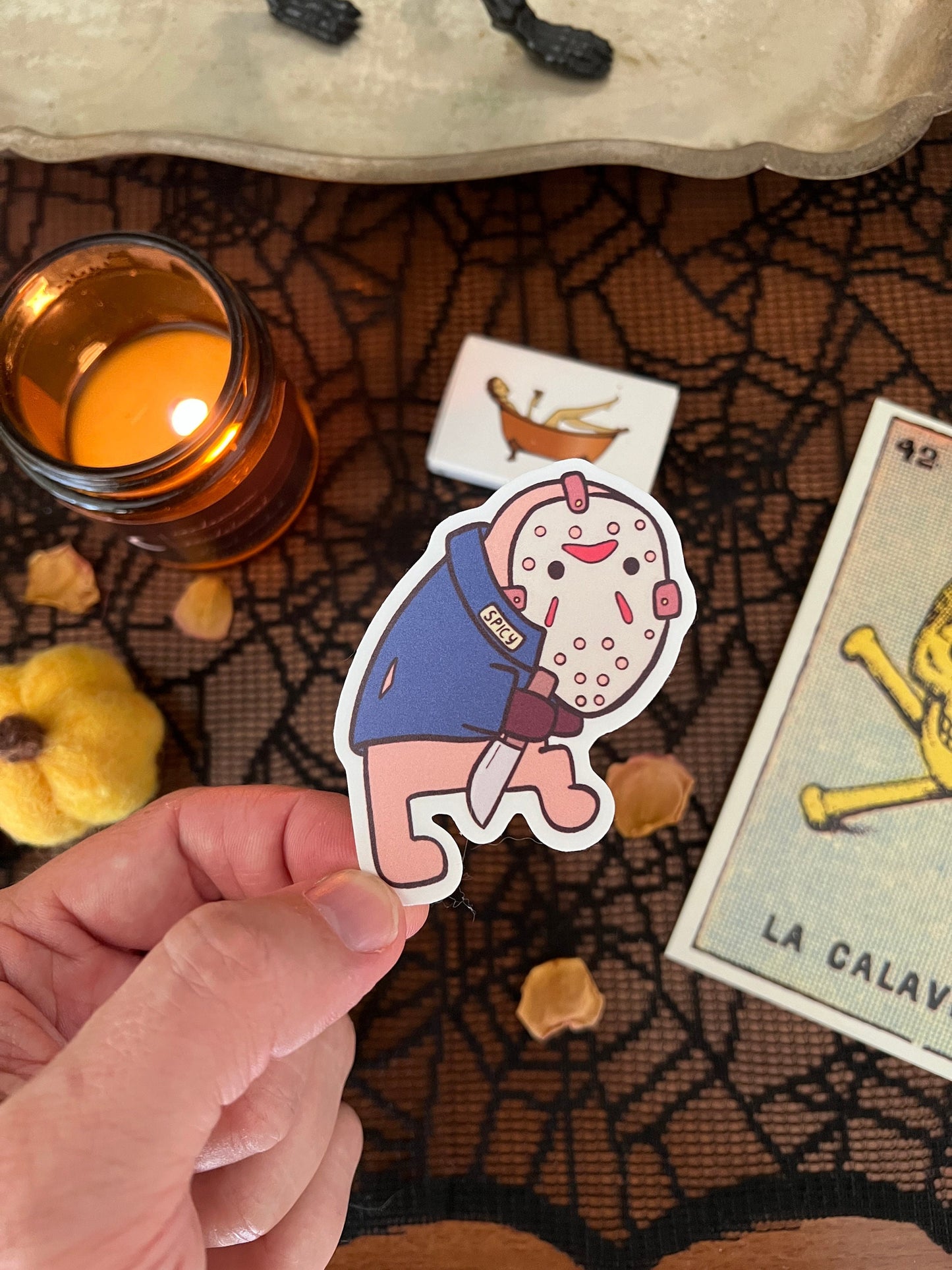 Jason Voorhees cute vinyl sticker