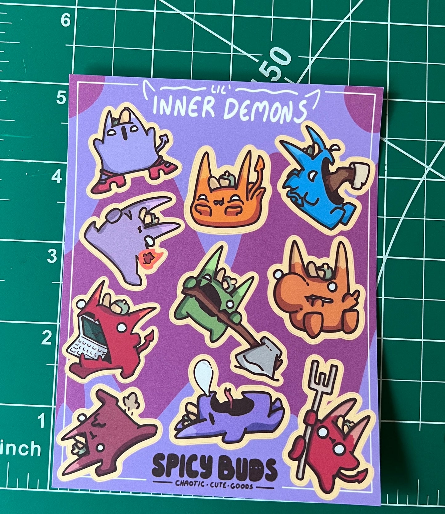 Lil' Inner Demons - Sticker Sheet