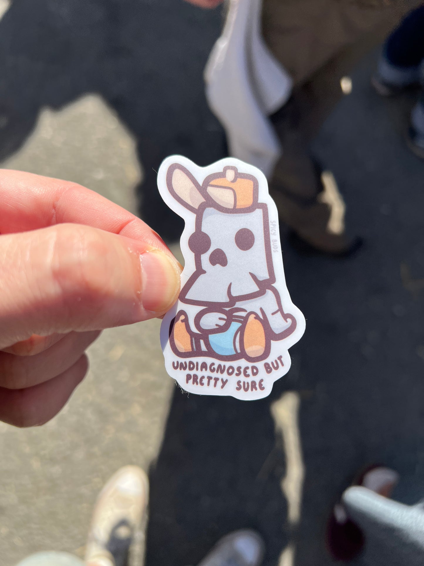 Undiagnosed - vinyl sticker