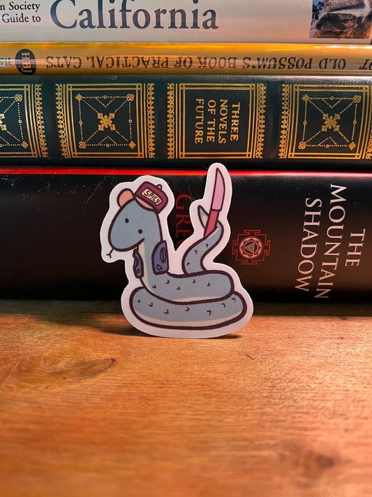 Danger noodle - cute vinyl sticker