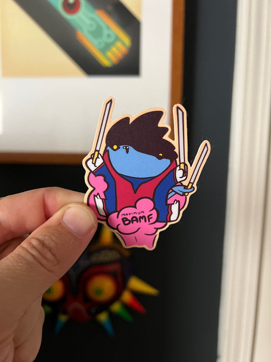 Nightcrawler - cute vinyl x-men sticker