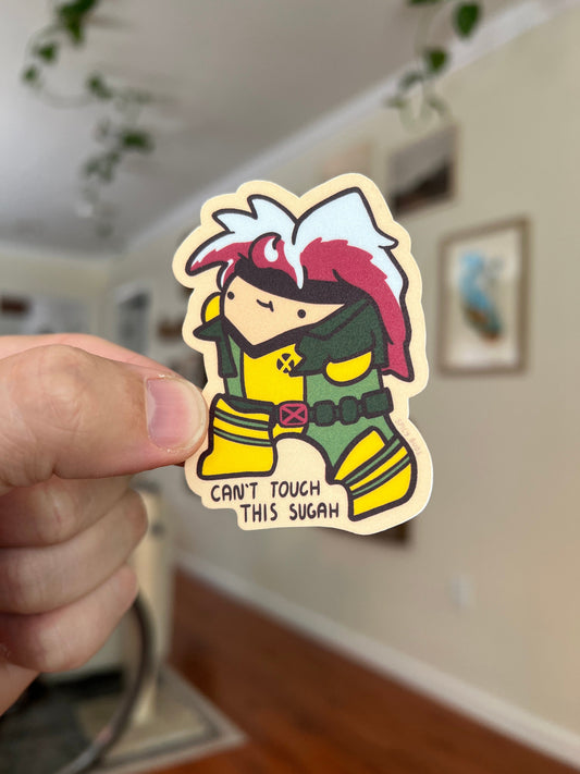 Rogue - cute vinyl x-men sticker