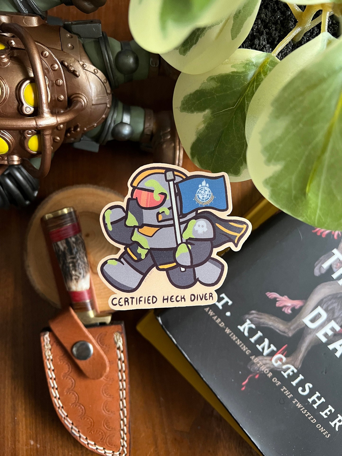Certified Heck Diver - Helldivers 2 cute funny sticker