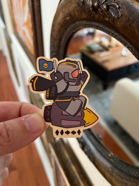 Reinforcements - Helldivers 2 cute funny sticker