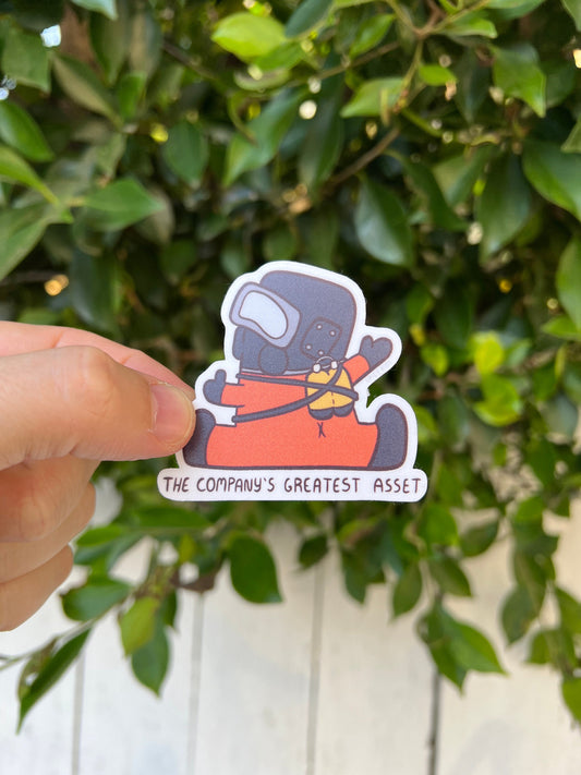 Lethal Company - cute funny sticker