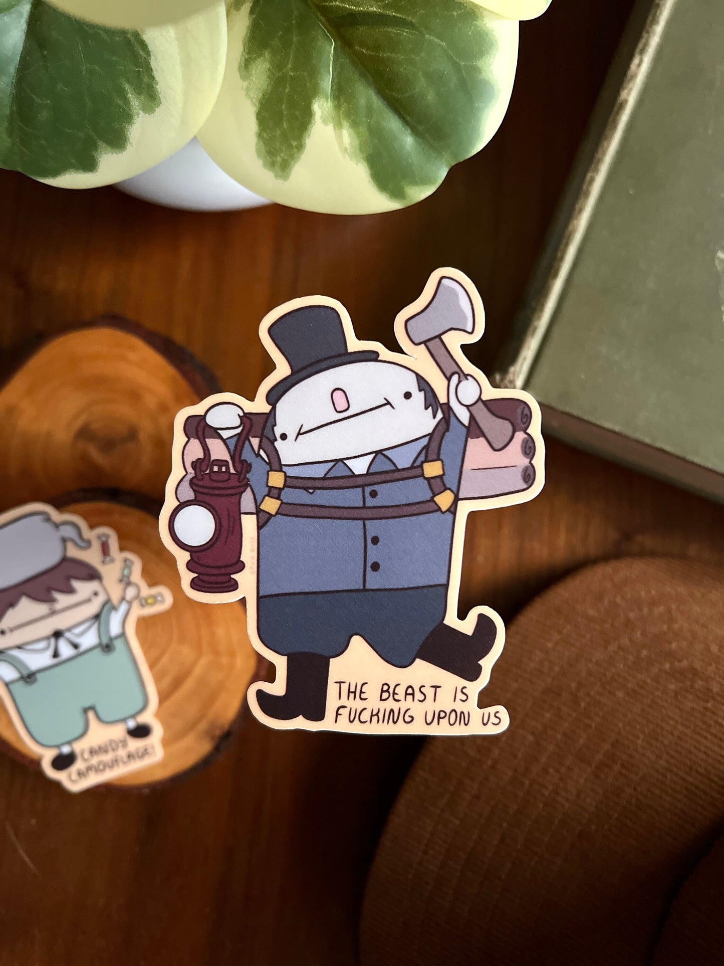 Woodsman - Over The Garden Wall - cute funny sticker