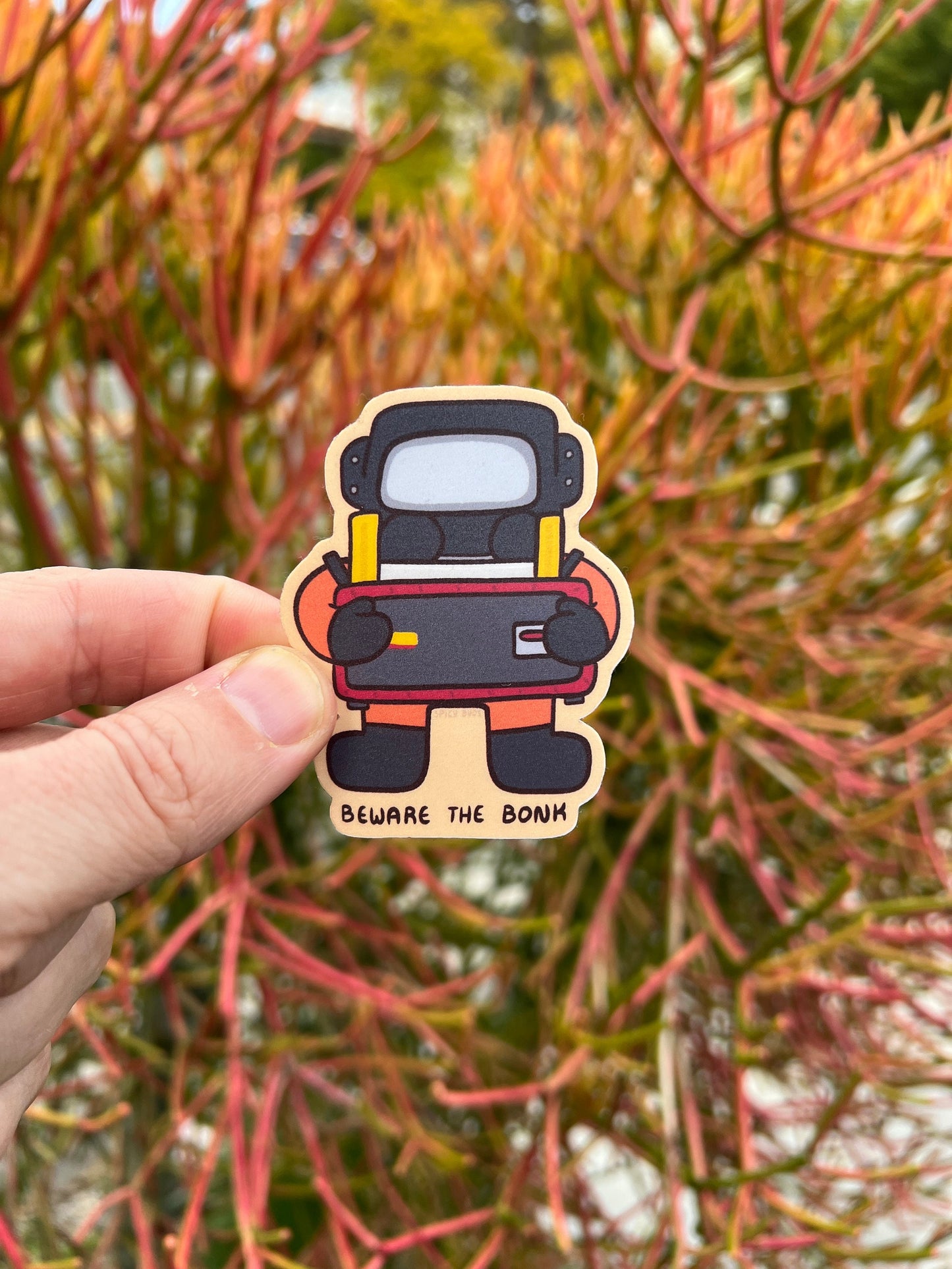 Lethal Company Ladder Crewmate - cute funny sticker