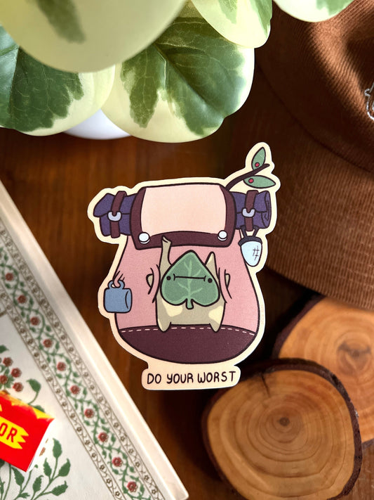 Green Korok - cute funny sticker