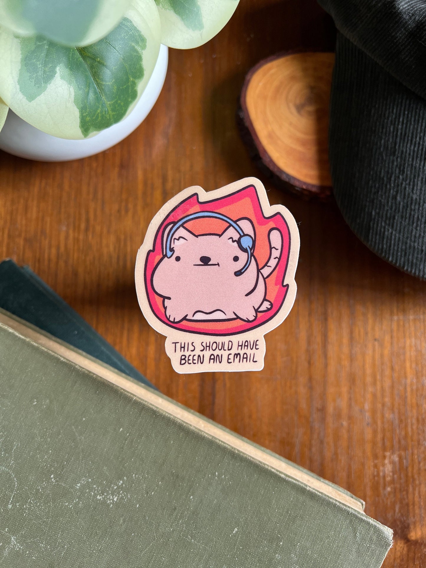 This should've been an email - cute funny sticker