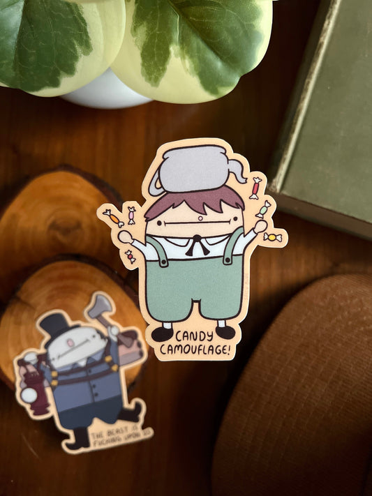 Greg - Over the garden wall - cute funny sticker