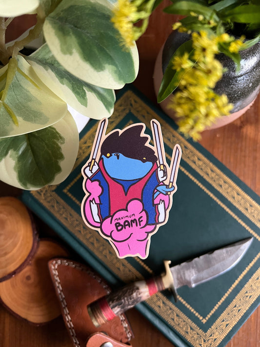 Nightcrawler - cute vinyl x-men sticker