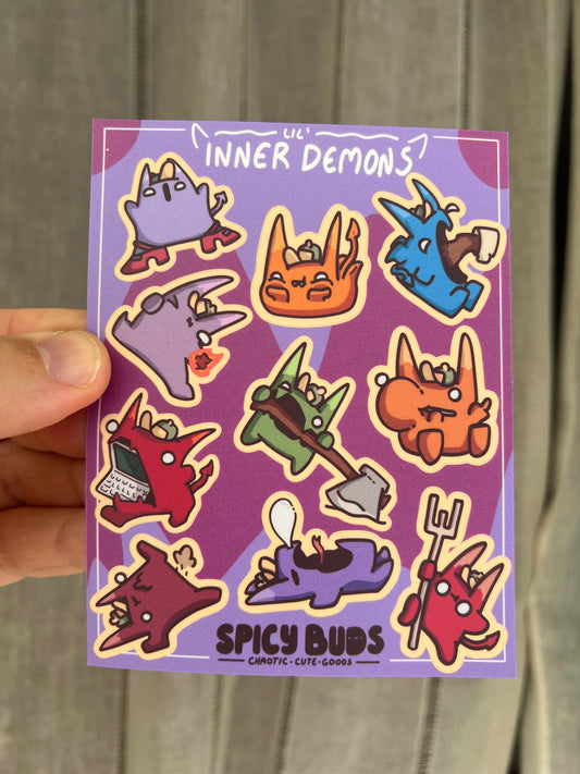 Lil' Inner Demons - Sticker Sheet