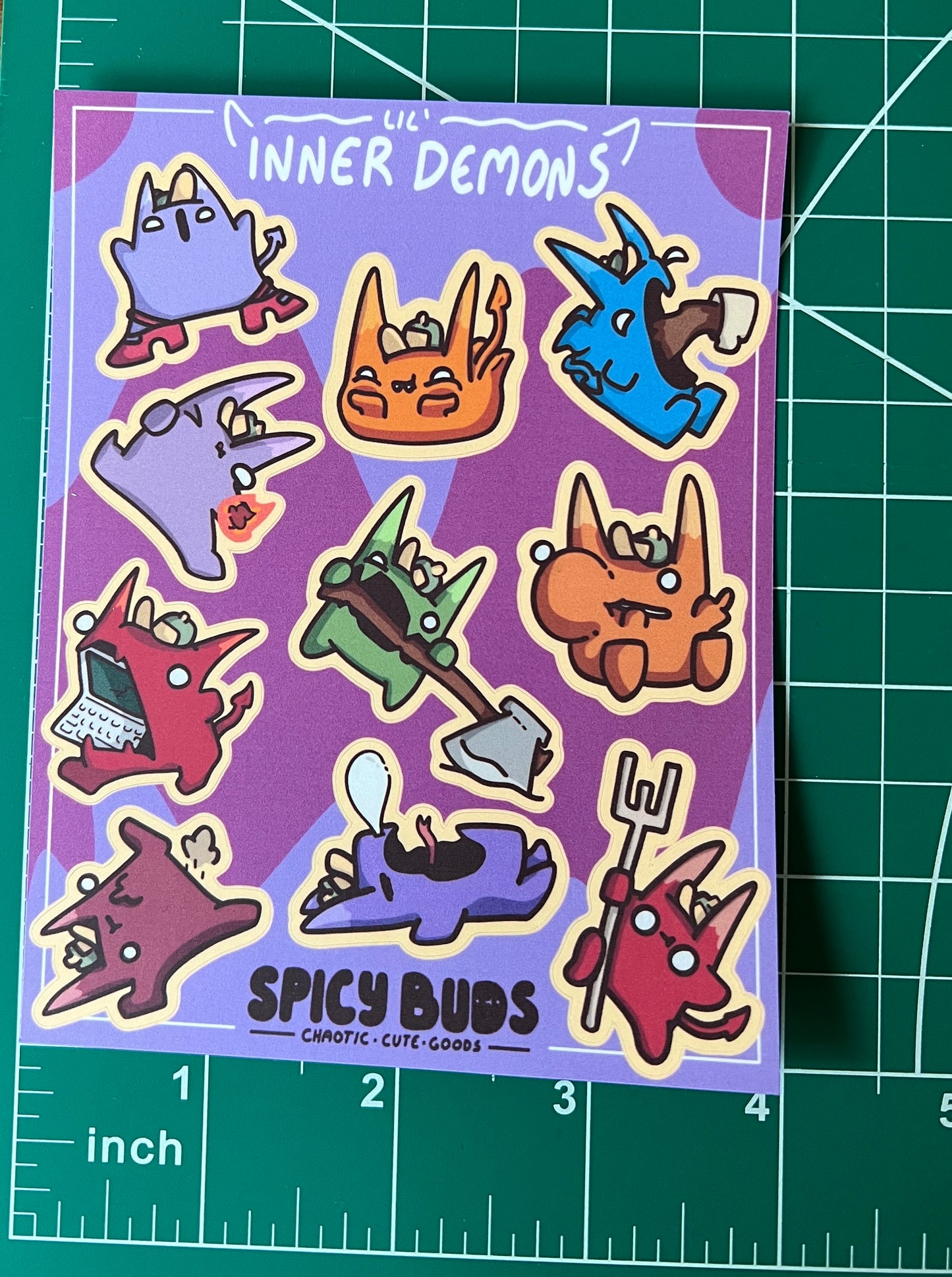 Lil' Inner Demons - Sticker Sheet