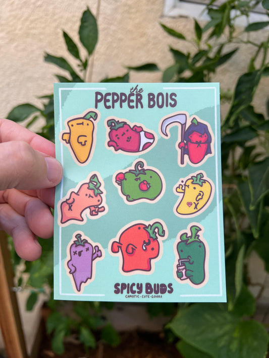 Pepper Bois - Sticker Sheet