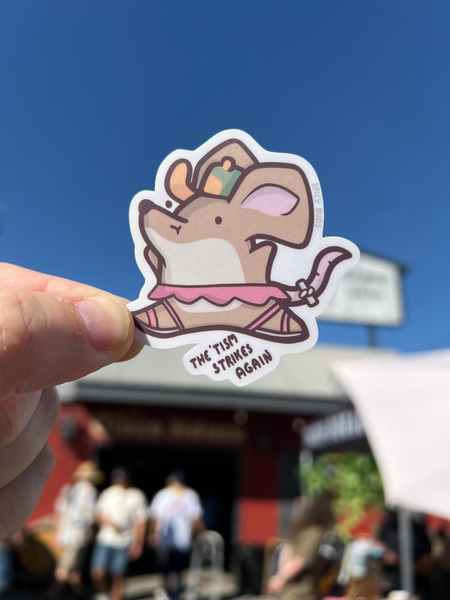 The 'Tism Strikes Again - vinyl sticker