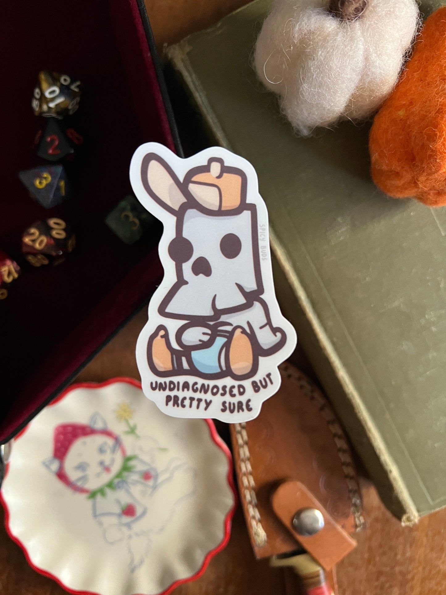 Undiagnosed - vinyl sticker
