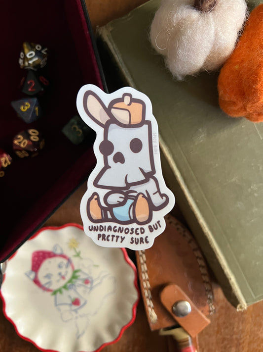 Undiagnosed - vinyl sticker