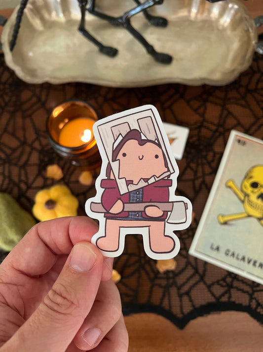 Jack Torrance cute vinyl sticker
