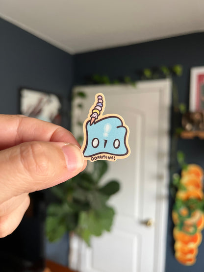 Last brain cell - Dopamine! - cute funny sticker