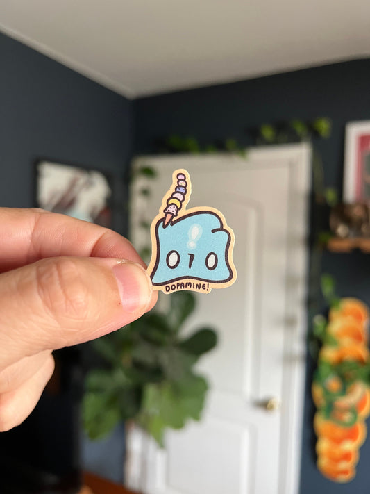 Last brain cell - Dopamine! - cute funny sticker