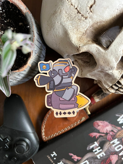 Reinforcements - Helldivers 2 cute funny sticker