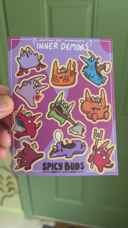Lil' Inner Demons - Sticker Sheet