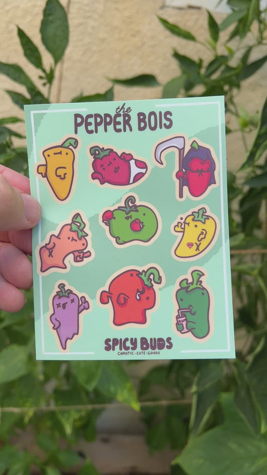 Pepper Bois - Sticker Sheet